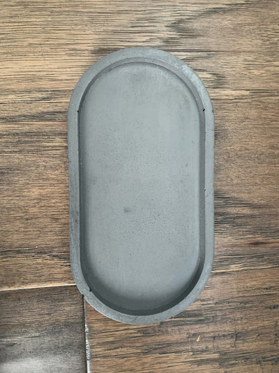 7" Concrete Tray ( Holds two bottles or one bottle and one brush) * CANADIAN MADE