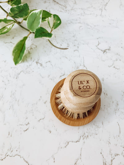 Sisal/Palm Bamboo Pot Brush