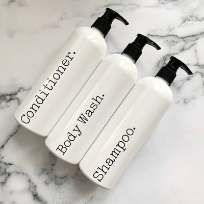 Simplistic Collection - 16 oz  Bathroom Bottle set