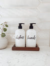 Signature Collection- 16 oz PLASTIC Hands and Dishes Soap Dispenser