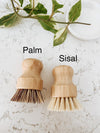 Sisal/Palm Bamboo Pot Brush