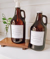 Laundry Soap Jugs -( Amber)  1/2 Gallon