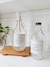 Laundry Soap Jug  ( Clear) - 1/2 Gallon