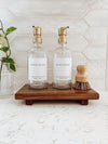 luxury Collection with Metal Pump- Glass Hand and Dish Soap Dispensers